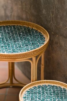 Boho Carbis Rattan Eco Friendly Table Set, 10 of 10