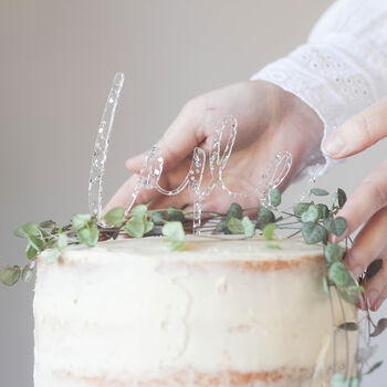 Love Wedding Cake Topper, 4 of 5