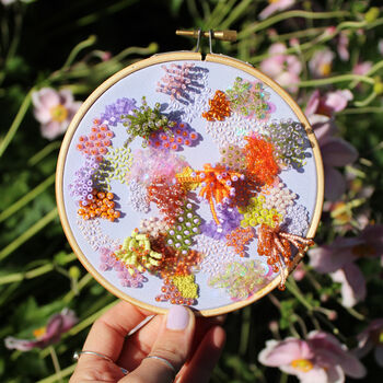 Lilac Embroidered Hoop, 3 of 8