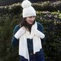Winter Cashmere Scarf And Hat Women's Gift Set, thumbnail 2 of 7