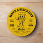 Pizza Gift, Have A Slice Day, Colourful Wooden Drinks Coaster, Gift For Pizza Lover, Foodie Gift, thumbnail 1 of 5