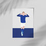 Jamie Vardy Leicester Poster, thumbnail 3 of 3