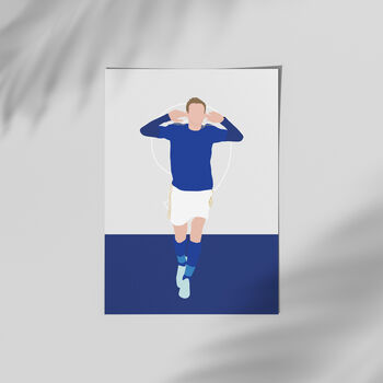 Jamie Vardy Leicester Poster, 3 of 3
