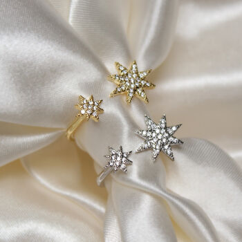 Astrid Double Star Ring, 5 of 9