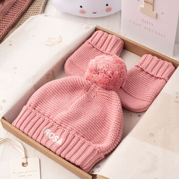 Personalised Blush Pink Luxury Cotton Baby Cardigan, 2 of 12