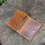 Personalised Tan Leather Card Holder – Slim Rfid Wallet, thumbnail 5 of 9