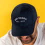 Personalised Dog Dad Father Daddy Est. Year Cap, thumbnail 3 of 4