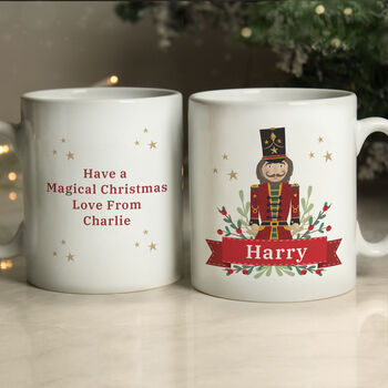 Personalised Christmas Nutcracker Mug – Christmas Gift, 3 of 5