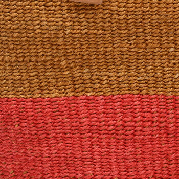 Hela: Gold And Red Duo Colour Block Woven Basket, 8 of 9