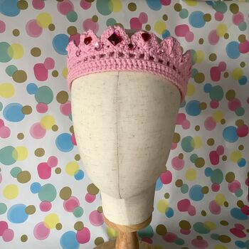 Adult, Hand Crochet Party Crowns, 100% Cotton, 5 of 9