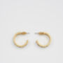 Gold Nightshade Hoop Earrings, thumbnail 4 of 7