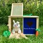 Personalised Wooden Toy Rabbit Hutch, thumbnail 1 of 9