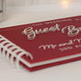 Modern Arch Acrylic Wedding Guest Book, thumbnail 8 of 10