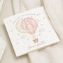 Personalised Bunny Welcome To The World Baby Card, thumbnail 1 of 7