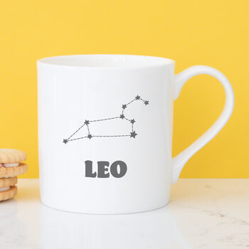 Leo Constellation China Mug, 3 of 10