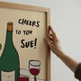 Personalised Retirement Wine Art Print Gift, thumbnail 5 of 12
