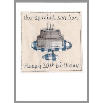 Personalised 30th Birthday Cupcake Card For Him, 8 of 8