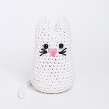White Cat Easy Crochet Kit, 4 of 10
