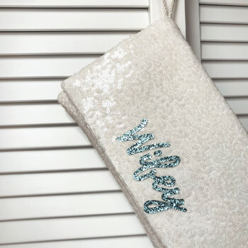 Wifey Sequin Wedding Day Bridal Clutch, 6 of 11
