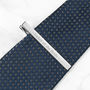 Personalised Rhodium Plated Tie Clip, thumbnail 5 of 7
