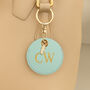 Personalised Vegan Leather Bag Accessory With Charm, thumbnail 5 of 8