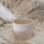 Large Handmade Plant Pot In Beige Marble, thumbnail 1 of 2