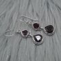 Red Garnet Earrings: January Birthstone Jewelry, thumbnail 4 of 5