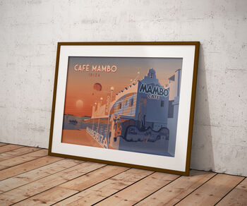 Cafe Mambo Nightclub Ibiza Travel Poster Art Print, 5 of 8