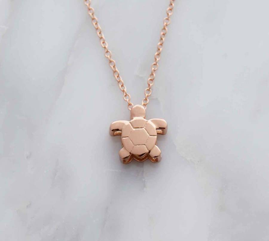 turtle necklace by dainty edge jewellery | notonthehighstreet.com