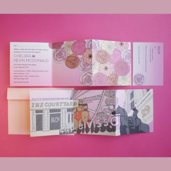 Personalised Your Story Wedding Invitation, 4 of 10