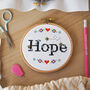 Hope Mini Cross Stitch Kit, thumbnail 1 of 8