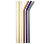 Set Of Six Coloured Reusable Glass Straws, thumbnail 2 of 4