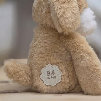 Bob The Plush Long Leg Light Brown Puppy Soft Toy, 3 of 3