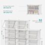 Six/Eight Slot Interlocking Shoe Rack Cabinet Organiser, thumbnail 9 of 9