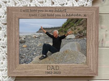 Memorial Photo Frame Hold You In My Heart, 2 of 2