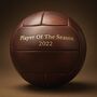 Personalised Vintage Dark Brown Leather Football, thumbnail 3 of 10