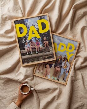 Personalised Modern Dad Photo Print, 4 of 7