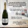 Vino Coco Champagne Gift Set With Mr And Mrs Slate Coasters Perfect For Anniversaries And Wedding Presents, thumbnail 2 of 8