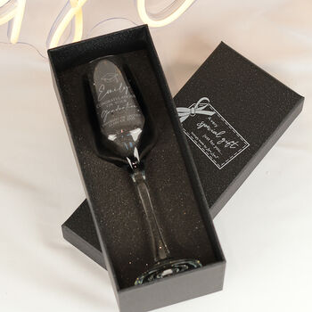 Personalised Graduation Champagne Prosecco Flute, 2 of 5