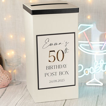 Manhattan Birthday Card Post Box, 2 of 5