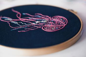 Jellyfish Embroidery Kit, 2 of 5