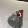 Handcrafted, Ceramic Nordic Skiing Christmas Gonk, thumbnail 2 of 6