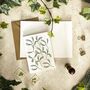 Modern Botanical Christmas Card Set, thumbnail 5 of 6