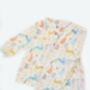 Girls Bouncing Bunny Rabbit Spring Cotton Pyjama Set, thumbnail 4 of 7