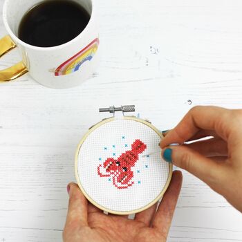 Lobster Mini Cross Stitch Kit, 8 of 9