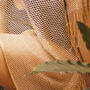 Viscose Metallic Tassel Beach Coverup In Gold, thumbnail 4 of 4
