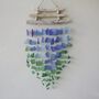 Driftwood Recycled Blue And Green Glass Wind Chime, thumbnail 5 of 5
