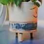 Smiley Face And Fish Plant Pot Personalised, thumbnail 5 of 9