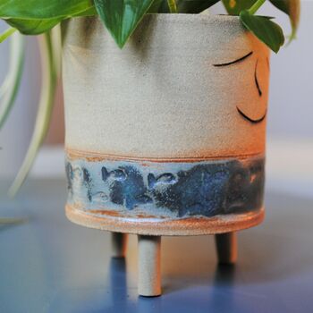 Smiley Face And Fish Plant Pot Personalised, 5 of 9