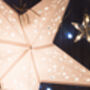 Set Of Three White Christmas Star Lanterns, thumbnail 2 of 7